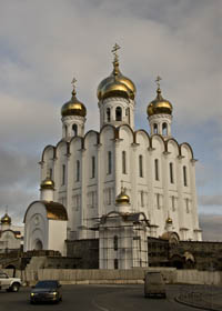 Katedralen, hvor Dalstroj havde sit første hovedkontor, Magadan
